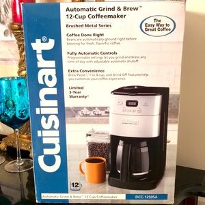 Cuisinart Automatic Grind and Brew Coffeemaker!